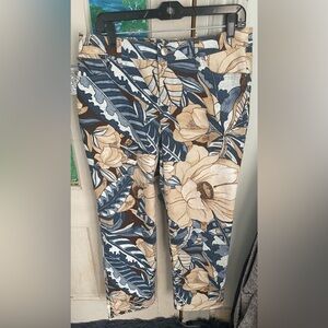 Floral Patterned CHICOS 8 denim jeans